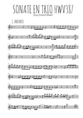 Sonate en trio Hwv387, 1. Andante